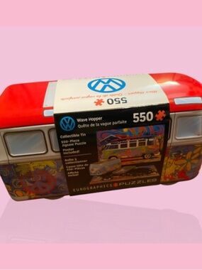 Euro graphics 550-Piece Collectible Puzzle Tin - Volkswagen bus